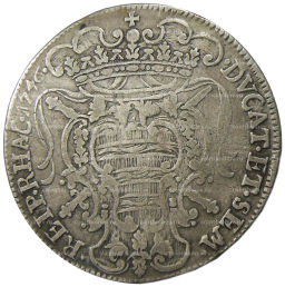 1 таллеро 1746 года Дубровницкая Республика (Рагуза, Сицилия)