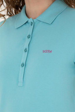 Женская мятная базовая футболка - U.s. polo assn фото 7