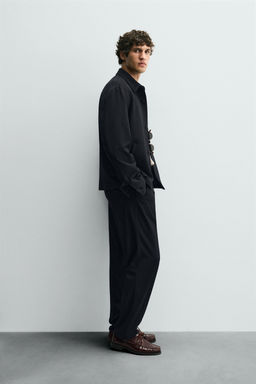 PLEATED REGULAR FIT TROUSERS - Zara фото 4