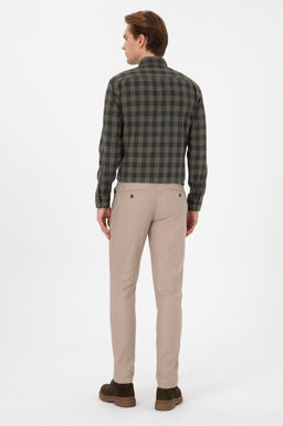Erkek Slim Fit Camel Kanvas Pantolon - U.s. polo assn фото 4