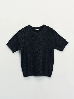 Джемпер металлик с коротким рукавом / Zarina