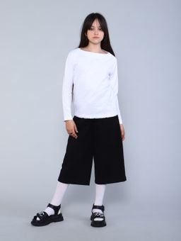 Лонгслив Брианна белый - Ладошки фото 9