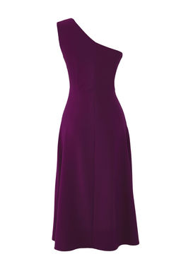 TRENDYOLMILLA Siyah Etegi Belden Ac?lan Tek Omuz Midi Dokuma Elbise TWOSS25EL00273  фото 12