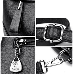 KAIDIFEINIROO Сумка женская с двумя ремнями 8691 фото 10