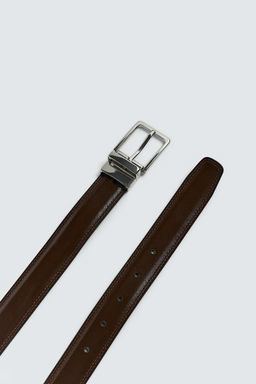 REVERSIBLE LEATHER BELT - Zara фото 12