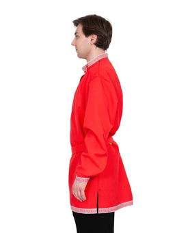 Рубаха-косоворотка мужская Красная р-р. XL 56-58