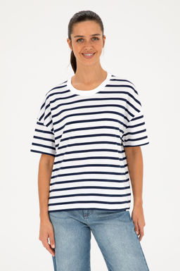 Футболка U. S. Polo Assn женская с круглым вырезом белая - U.s. polo assn фото 8