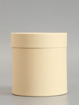 Коробка подарочная, завальцованная, "Кремовая", 14 х 14 см