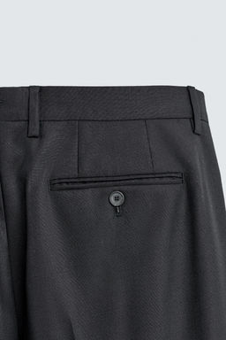 100% WOOL SUIT TROUSERS - Zara фото 20