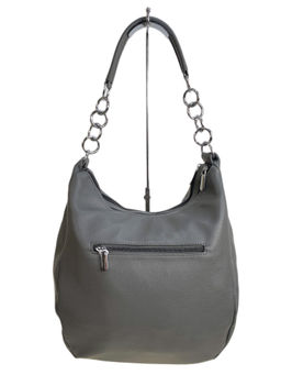 Женская сумка из искусственной кожи, цвет серый - Greta фото 2
