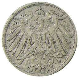 Монета 10 пфеннигов 1912 года А Германия