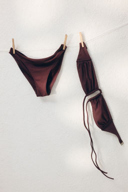 Top de bikini bandeau con relleno - H&m фото 7