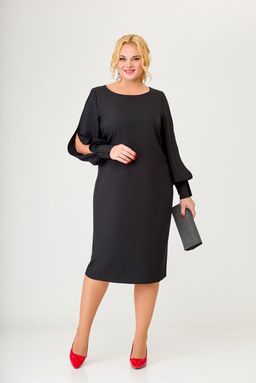 Блуза Swallow 803.2 черный+серебряный узор фото 528