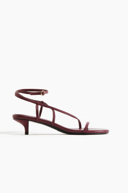 Sandalias de piel con tac?n kitten - H&m фото 2
