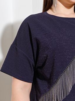 Джемпер 0087-26 тёмно-синий - Dora фото 9