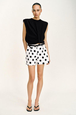 DARTED BERMUDA SHORTS WITH BELT - Zara фото 25