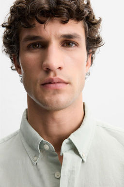 LINEN/COTTON SHIRT - Zara фото 14