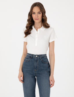 Beyaz Regular Fit Ti__rt