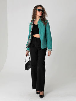 25229 Жакет зеленый