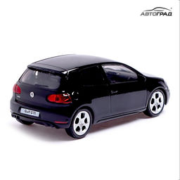 Машина металлическая VOLKSWAGEN GOLF GTI, 1:43, цвет чёрный - АвтоГрад фото 5