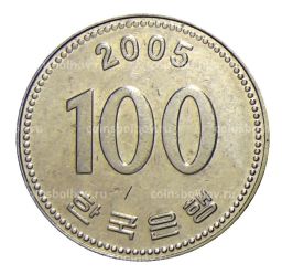 100 вон 2005 года Южная Корея