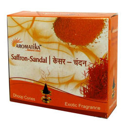 Конусные благовония Saffron-Sandal ШАФРАН-САНДАЛ масала