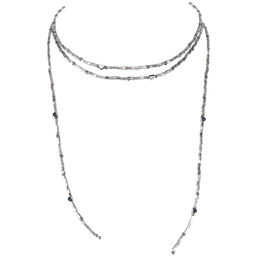 Klart набор для бисероплетения 11-503 Чокер. Серебряный шнурок