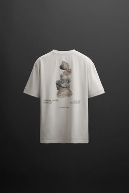 T-SHIRT WITH PRINTED GRAPHIC - Zara фото 2