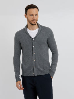 мужской базовый кардиган на пуговицах - Glenfield фото 13
