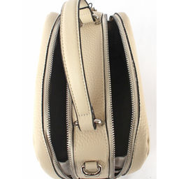 Сумка женская натуральная кожа GU 2066-99123, 2отд, 2плеч/рем, молочный SALE 260517 - Adelia фото 3