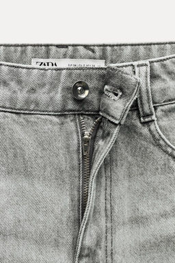Z1975 HIGH-WAIST SHORTS WITH VENTS AT THE HEM - Zara фото 7