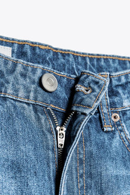 HIGH-WAIST RELAXED OVERSIZE RIPPED JEANS - Zara фото 2