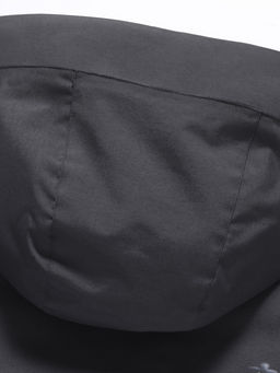 Парка зимняя женская с капюшоном черного цвета 9538-1Ch - Valianly фото 6