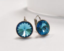 Серьги с кристаллами Swarovski