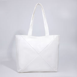 Сумка-шопер на магните, цвет белый