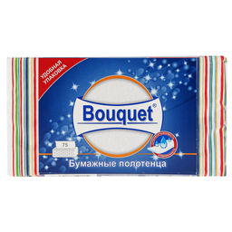 Полотенце бумажное 2-х слойное Bouquet 75л, 23х21,5см (Россия) - Домашняя мода фото 5
