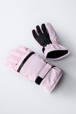 WINDPROOF RUBBERISED GLOVES SKI COLLECTION - Zara фото 3