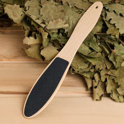 Пилка для ног банная абразивная (150/80), алтайская берёза, 23,4х4,3х0,4 см - Добропаровъ фото 2