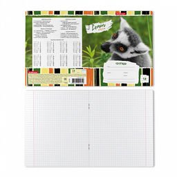 Цена за 200 шт. Тетрадь школьная ученическая ErichKrause Lemur Style, 18 листов, линейка (в плёнке по 10 шт.)  фото 8