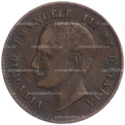 Монета 2 чентезимо 1906 года Италия