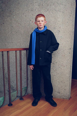 CROPPED WOOL BLEND JACKET