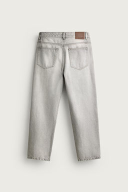 JEANS STRAIGHT ANKLE FIT / Gris claro - Zara фото 7