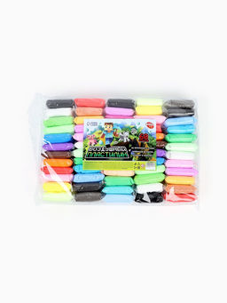 Пластилин воздушный «Пиксели», 60 цветов