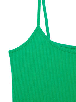 CONTE Легкий топ из вискозы на тонких бретелях LD 1121 green garden