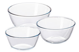 Набор 3 салатников 1,6 л, 2,1 л, 2,7 л Crystal glass стекло - Elan gallery фото 6