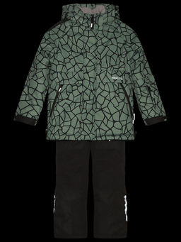 Костюм 7з3125 полынь/черный