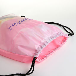 Мешок для обуви Горы день, 32*0,5*40 см, отд на шнурке, розовый - Simaland фото 3