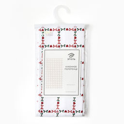 Полотенце Этель Flower Cage 40х73 см, 100% хл, рогожка 186 г/м2  фото 8