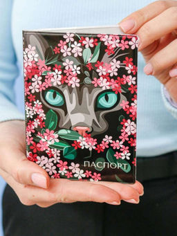 ОБЛОЖКА ДЛЯ ПАСПОРТА Green eyes, плотность 600 мкм