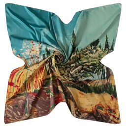 Платок Ван Гог Фруктовый сад с цветущими персиками - Здесь был Винсент фото 6